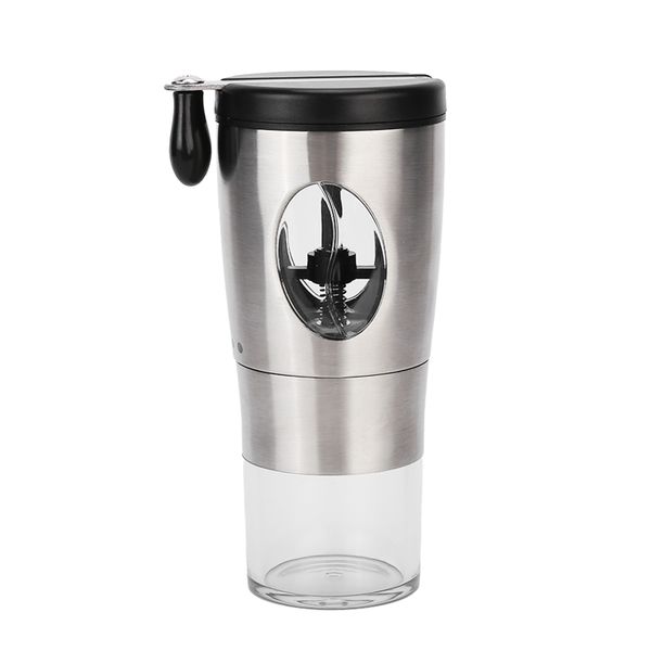 Coffee Grinder Adjustable Stainless Steel and ABS Manual Coffee Mill