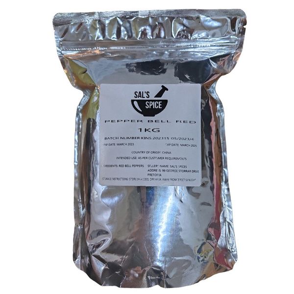 Sal's Spice Pepper Bell Red Whole - 1kg