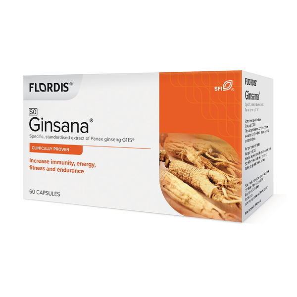 Flordis Ginsana Immunity and Endurance Capsules 60’s