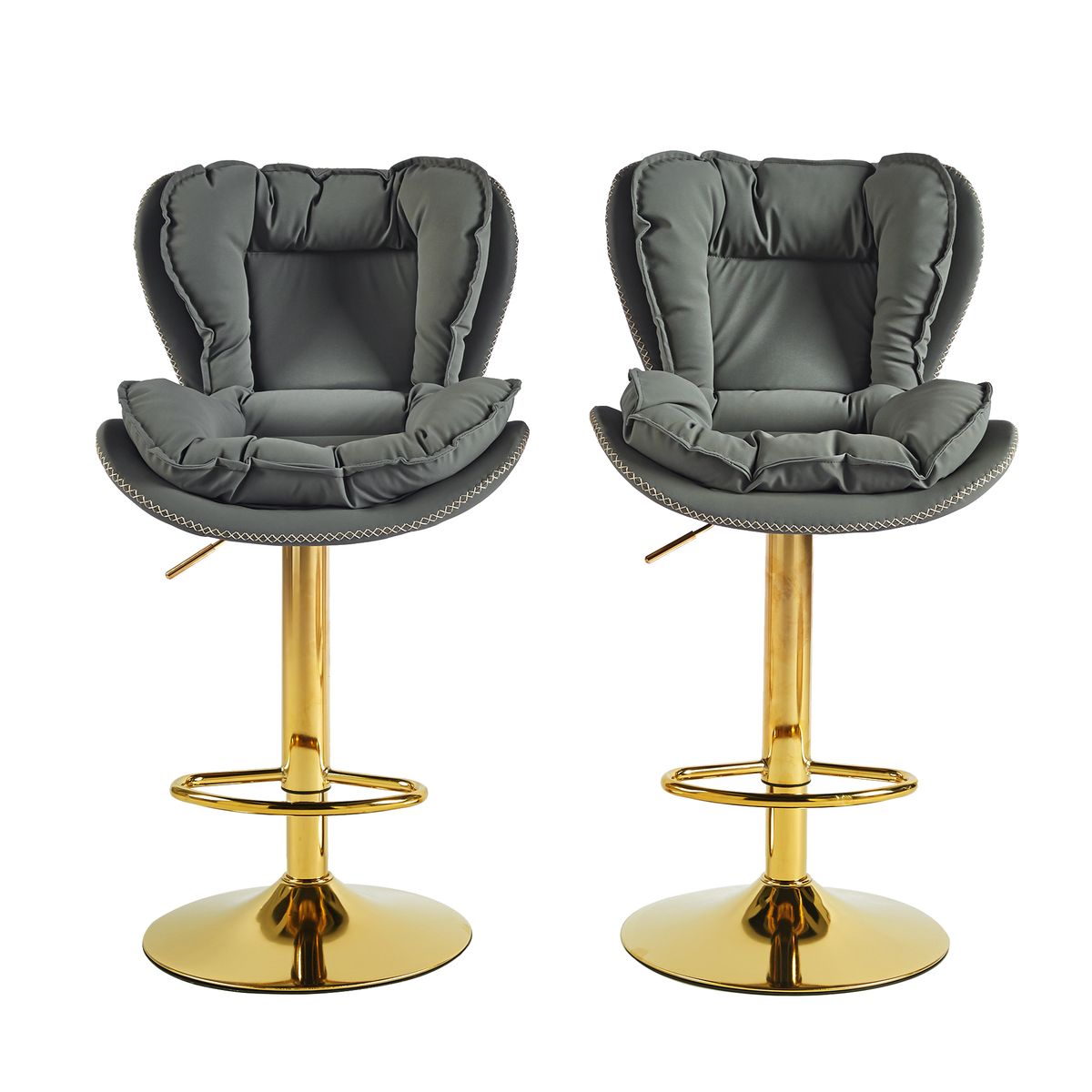 Bar Stool Luxury Counter Stool Dining Chair Kitchen Swivel Chair Set of