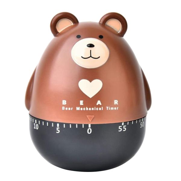 Timer Countdown 55 Minutes,for Cooking,Sports,Learning,Etc,Brown