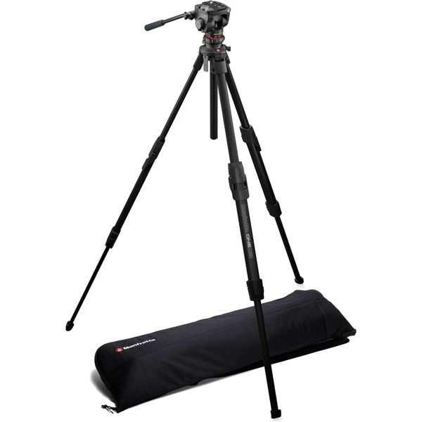 Manfrotto ONE Hybrid Aluminum Tripod with 500X Fluid Head and Carry Bag