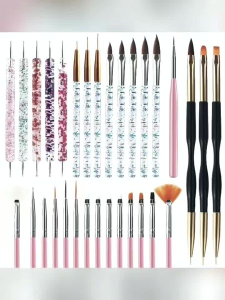 31-Piece Nail Art Brush Set in a Gift Box