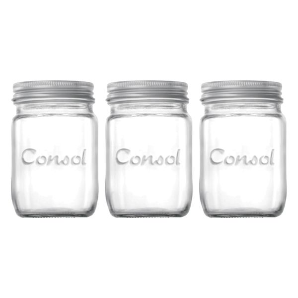 Consol - 1 itre Preserve jar - 3pk
