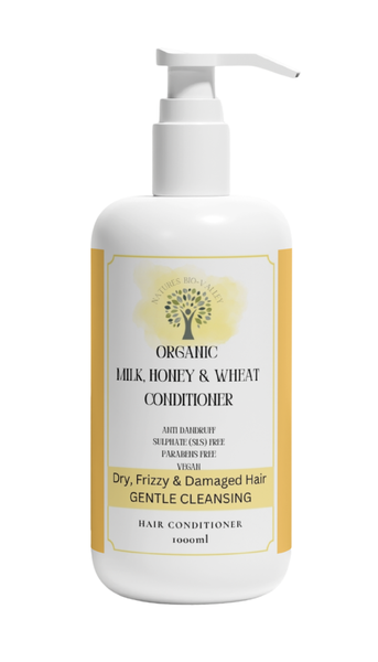 Natures Bio-Valley Milk, Honey &amp; Wheat Sulphate Free Conditioner - 1L