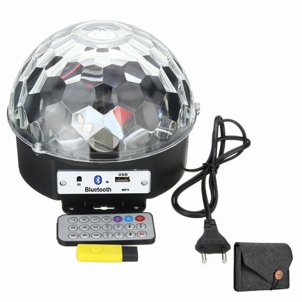 Crystal Ball Magic LED Stage Light &amp; Pouch