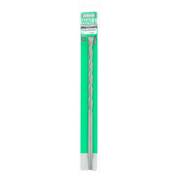 EUREKA DRILL BITS Masonry Long 13x300mm forMasonry/Concrete Q:1 4BP60U
