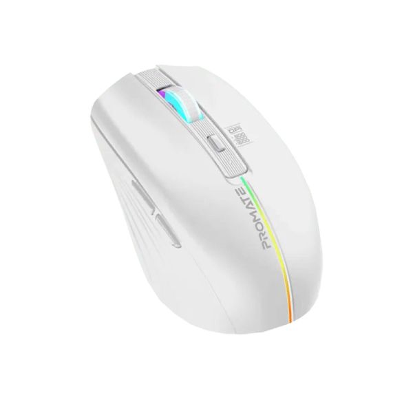 Promate Wireless Mouse,Ergonomic 500mAh Rechargeable LED Backlit Mouse