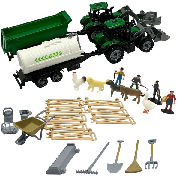My Little Farm Playset - Pretend Play Farm Toys for Toddlers and Kids