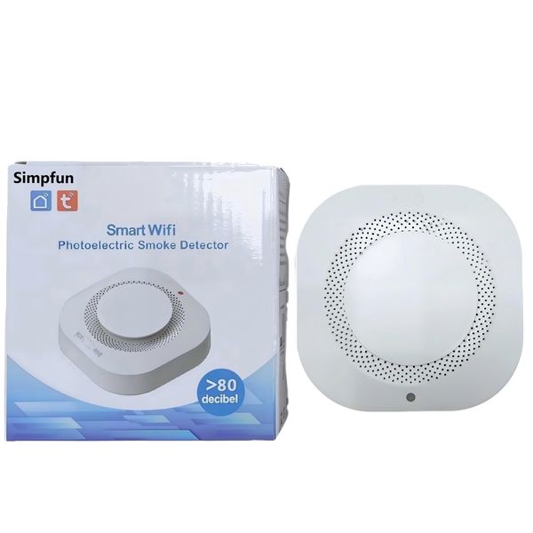 Smoke Detector Fire Alarm, Battery Operated, Smoke Alarm with Test Button