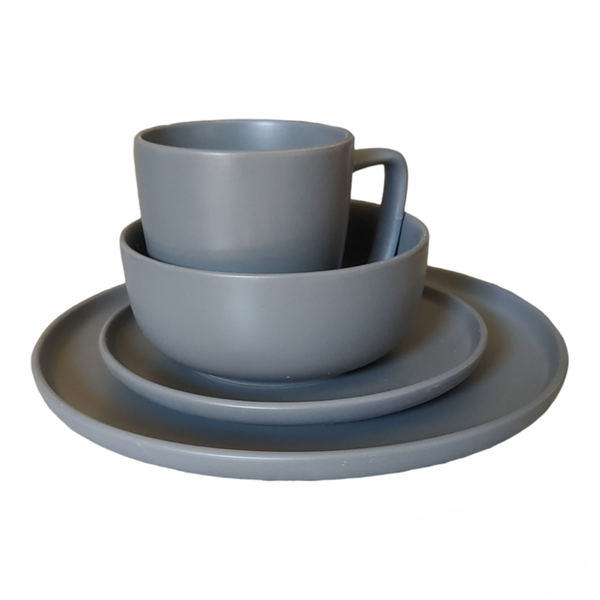 Dinner Set 16 Piece Lipped Stoneware