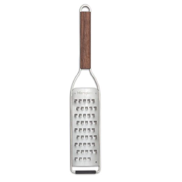 Microplane Master Series Extra Coarse Paddle Grater Walnut Wood Handle