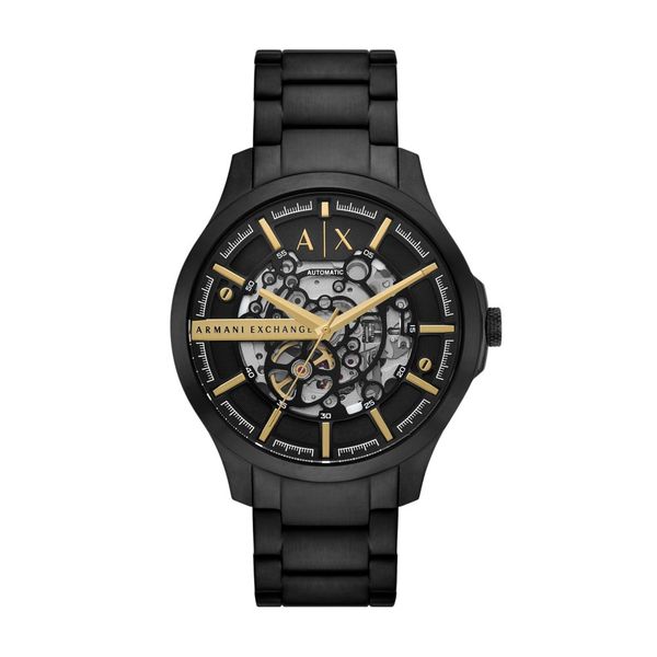Armani Exchange Hampton Black Stainless steel Mens Watch-AX2463