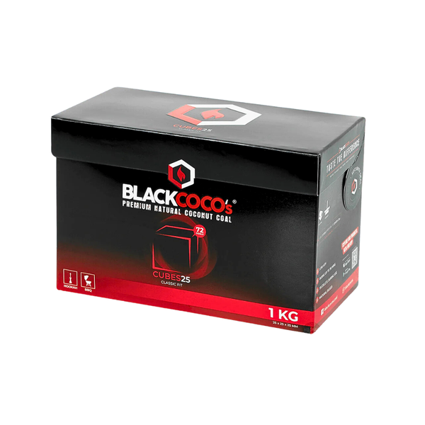 Blackcoco's Coconut Charcoal - 1kg - 72 Cubes