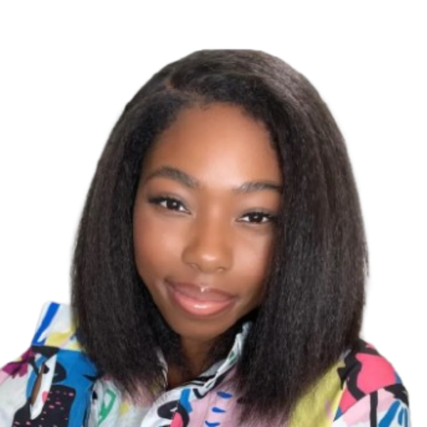 Full Frontal Brazilian Hair Kinky Straight Wig, 12