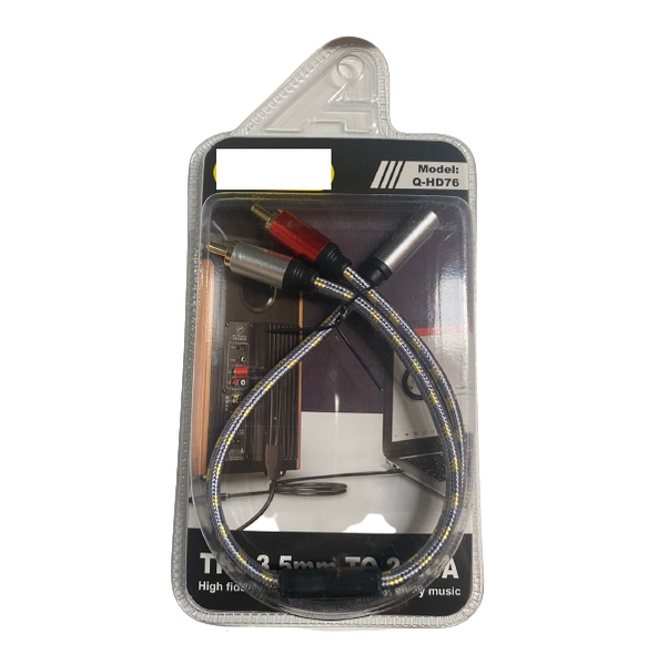 TRS 3.5mm to 2 RCA