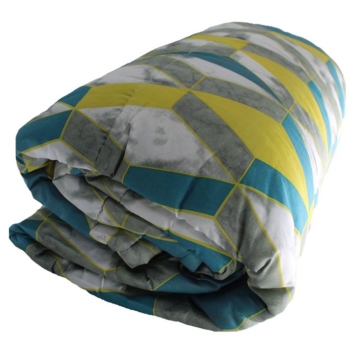 Comforter Set Teal Geo Queen Buy Online in South Africa