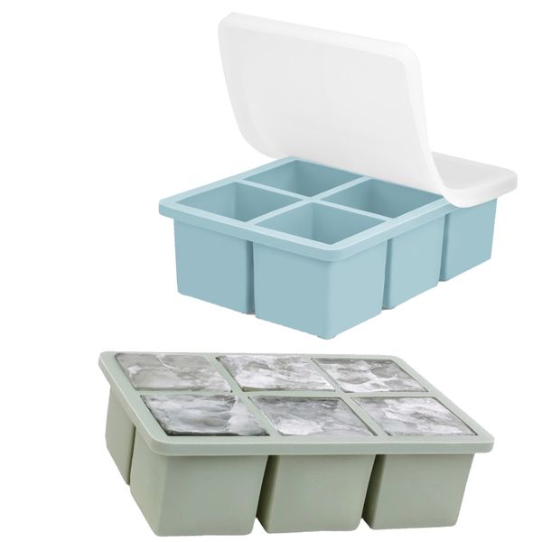 2-Pack 5cm Jumbo Ice Cube Tray Ice Balls Whiskey Ice Balls