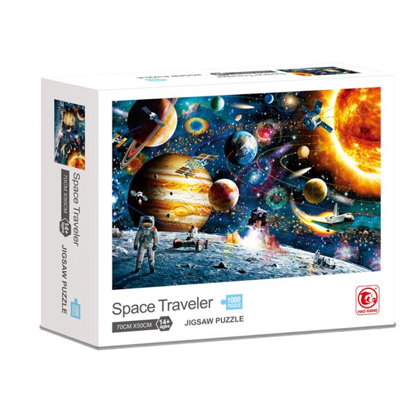 Pack Of 1000 Space Traveler Jigsaw Puzzle Game