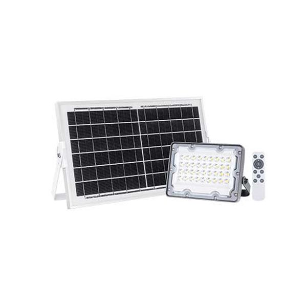 ACDC - Solar 20w Led Floodlight 6w Pv Pan 3.2v/5ah Bat And Remote