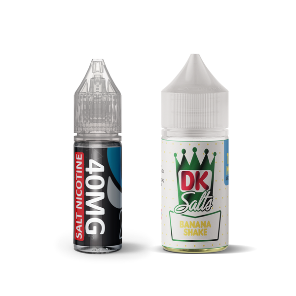 DK Salts Banana Shake E-Liquid Longfill 20mg DIY Kit