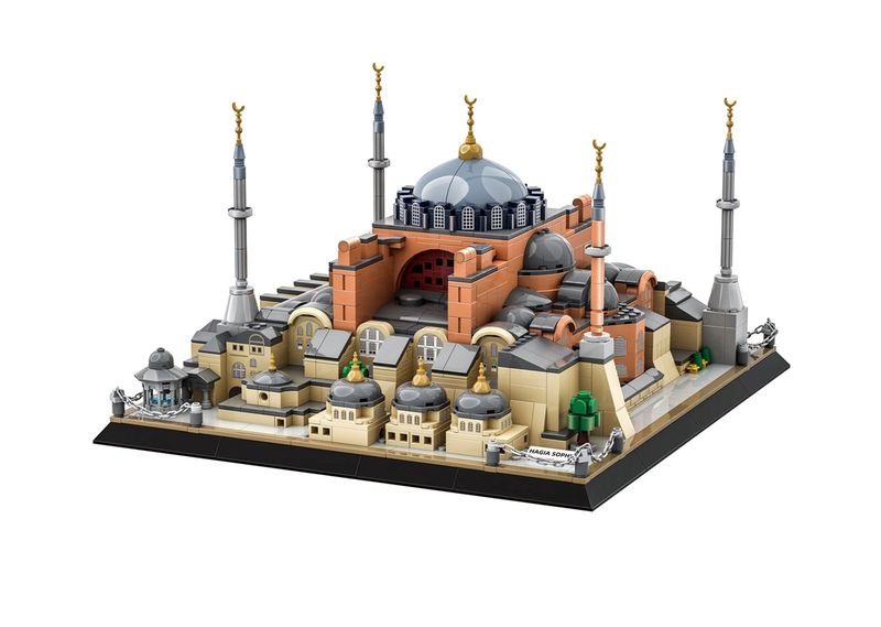 1343 Piece Hagia Sophia Building Block Set