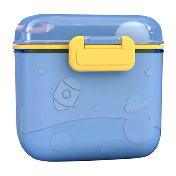 Baby Formula Dispenser Portable Milk Powder Dispenser Container Fork Spoon