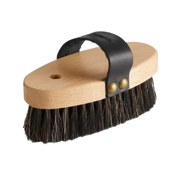 Fouganza Sentier Wooden Backed Horse Riding Soft Face Brush