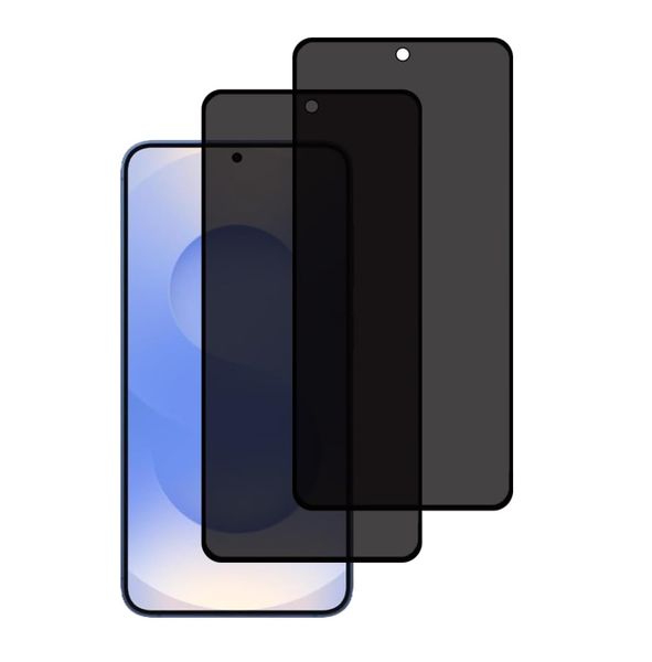 Ceramic Privacy ScreenProtector Compatible with Samsung Galaxy S23 FE-2Pack