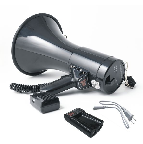Loudcruiser 30W Handheld Megaphone with Rechargeable Battery Pack