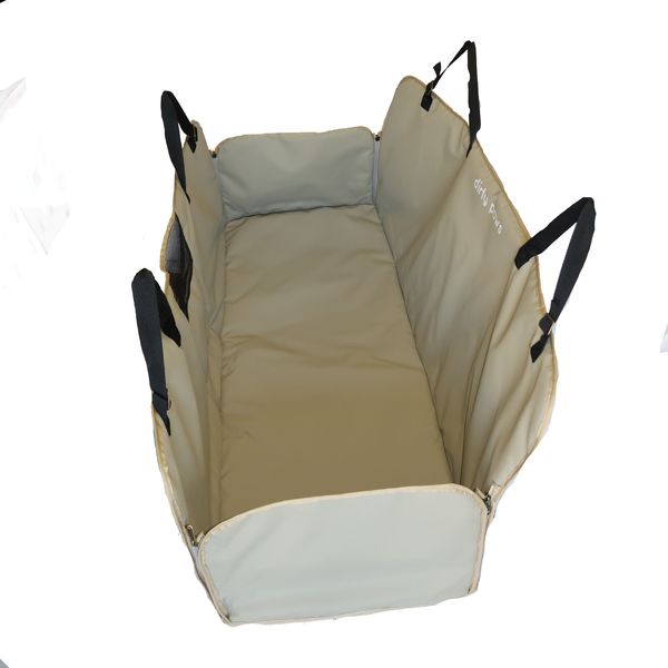 Dirty Paws Co - Pet Car Seat Cover - Beige