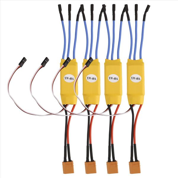 40A Esc Brushless Rc Engine Speed Controller for Fpv F450 Drone