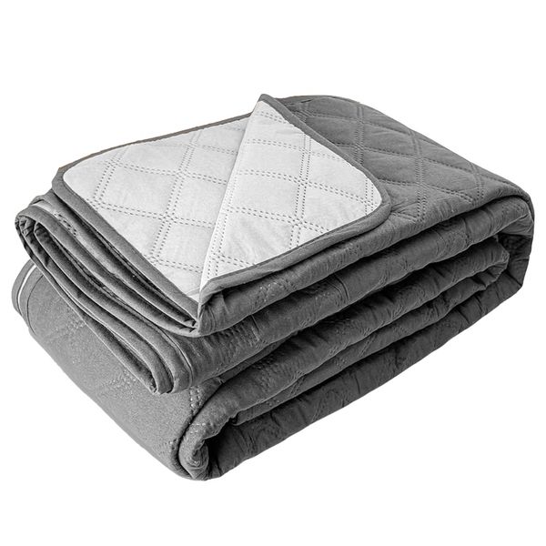 Pet Protective Fur Resistant Waterproof Dog Bed Blanket Cover - Grey