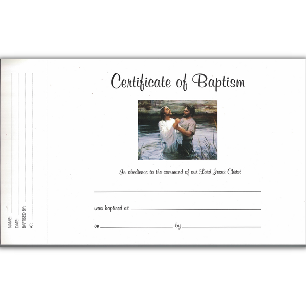 Baptism Certificates