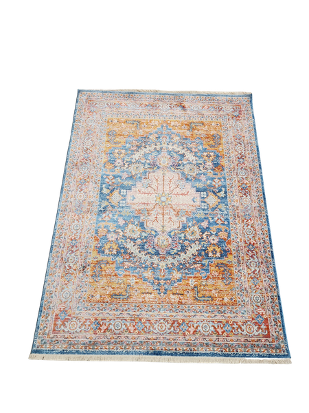 Vintage Blue Orange 180 X 120 image