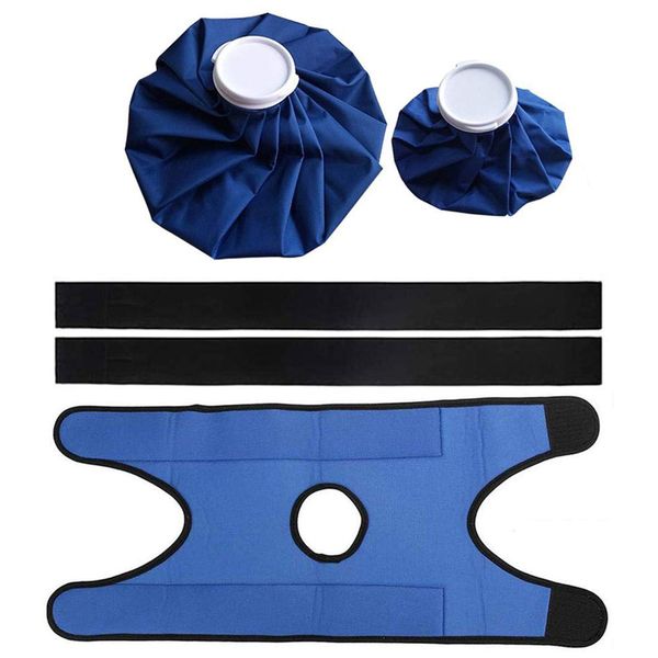 Ice Pack Therapy Wrap Ice Bags for Injuries Reusable with Support Wrap
