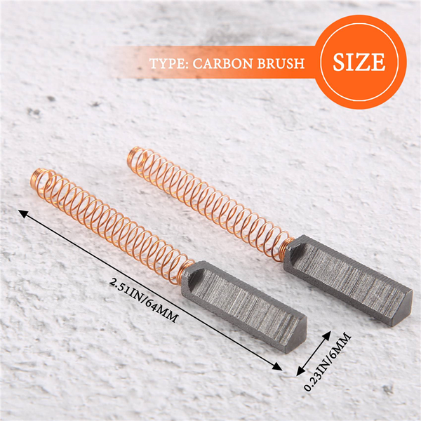 Stand Mixer Carbon Motor Brush For Whirlpool &amp; Kitchenaid 6 Pack