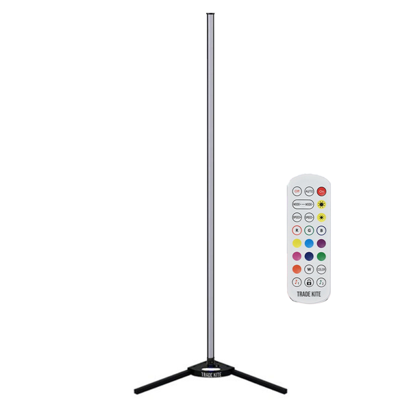 Trade Kite Colorful LED Corner Floor Lamp - with Remote &amp; Smart Control