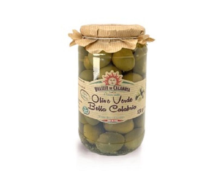 DELIZIE DI CALABRIA - Calabrian Green Olives 530G