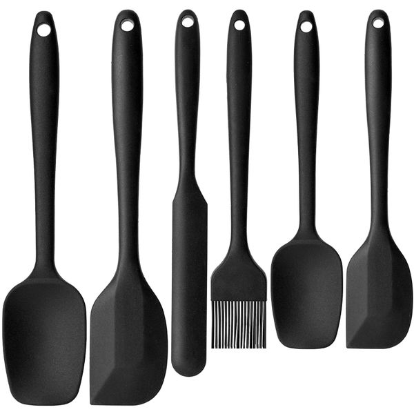 Silicone Spatula Set - High Heat-Resistant - 6 Piece