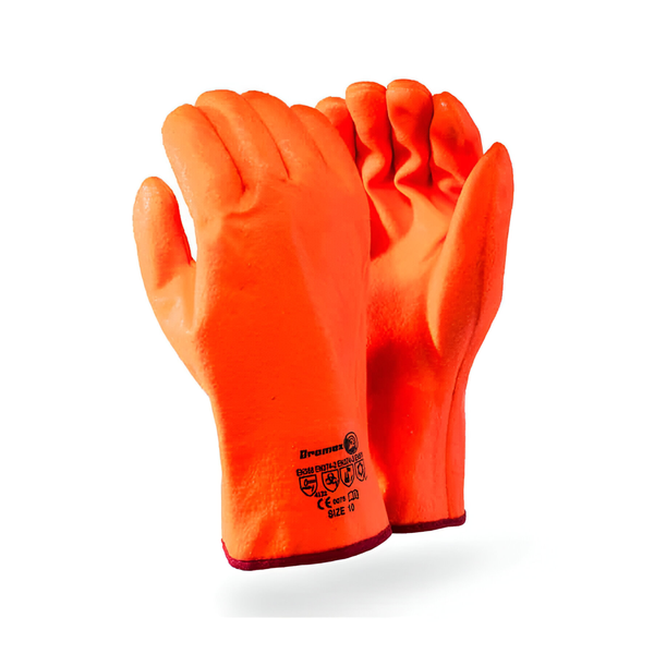 Dromex Freezer Glove Orange Size 10/ L