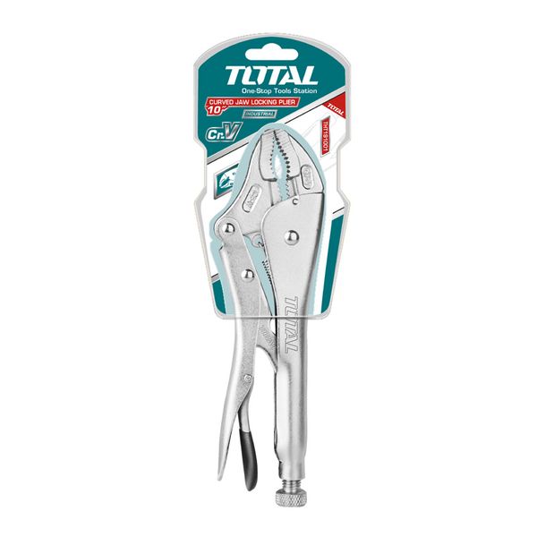TOTAL Curved Jaw Lock Plier 10