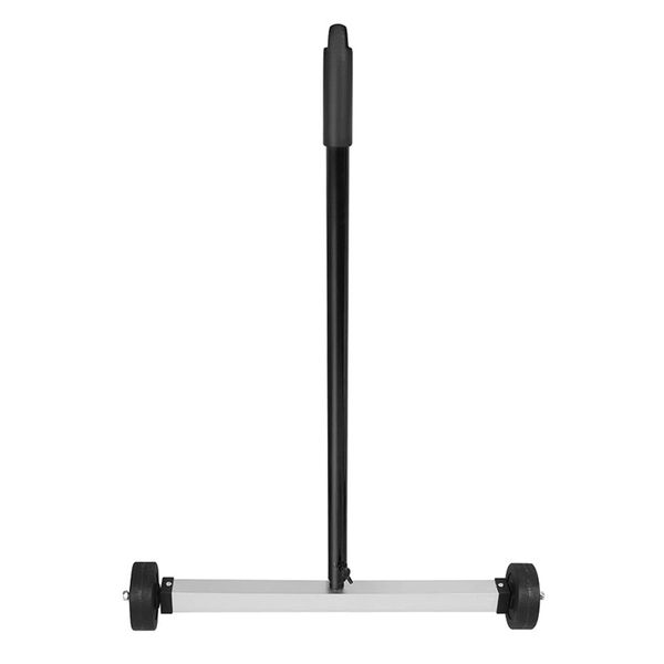 17-Inch Magnetic Sweeper, Nail Magnet Sweeper Rolling Sweeper with Wheels