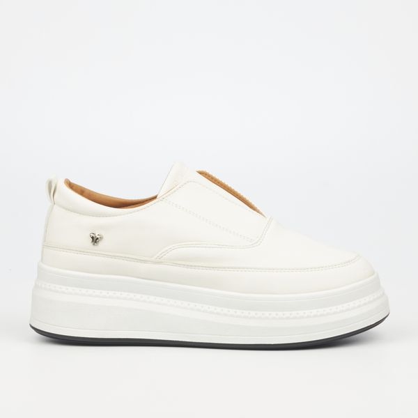 Butterfly Feet Women White Nubuck PU Plain Casual