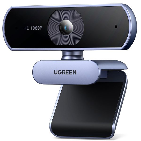 Ugreen 1080P Webcam Full Hd Camera for Computer with Dual Microphones