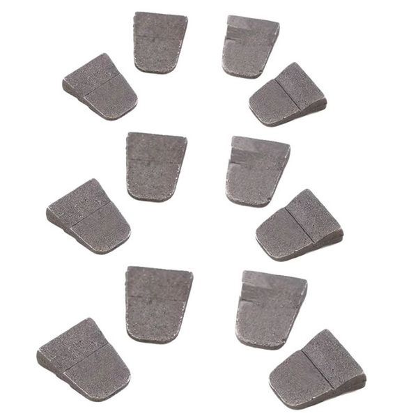 Tool 12 Piece Assorted Durable Metal Cast Steel Wedge Lock Pads