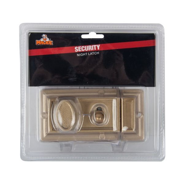 Mackie - Night Latch Lock - Security - Single - Bulk Pack of 2
