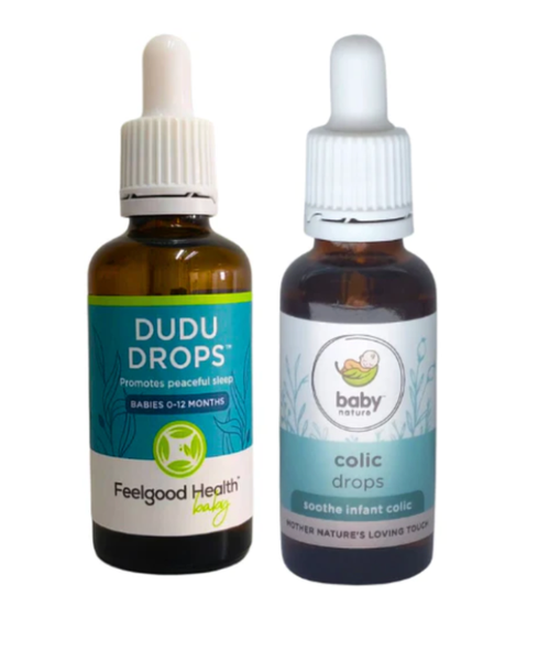 Feelgood Health - DuDu Sleep Drops (50ml) + Colic Drops (50ml) Baby Combo