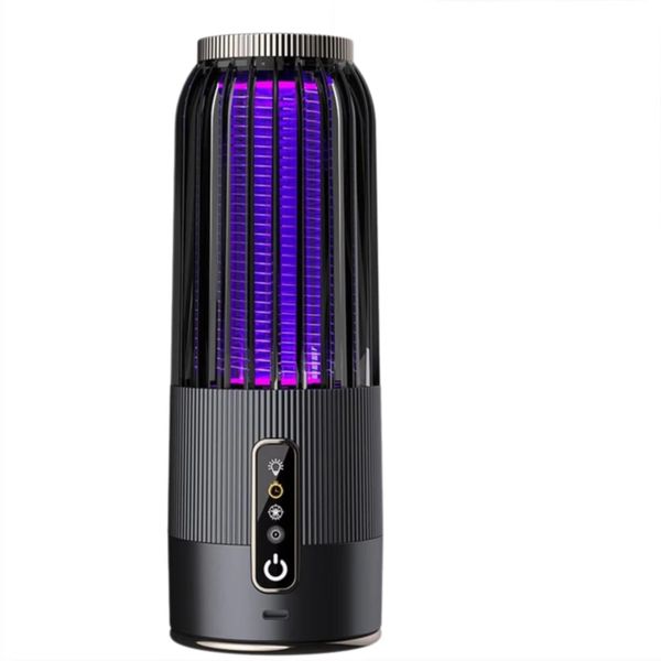 Solar Mosquito Killer Lamp - USB Rechargeable Outdoor Insect Trap
