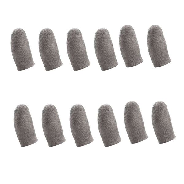 12 Pcs Thumbs Finger Sleeve for Pubg Mobile Phone Game Gaming Gloves